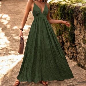 NWT Green Maxi Dress